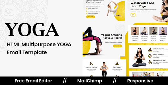 Yoga - Multipurpose Responsive Email Template