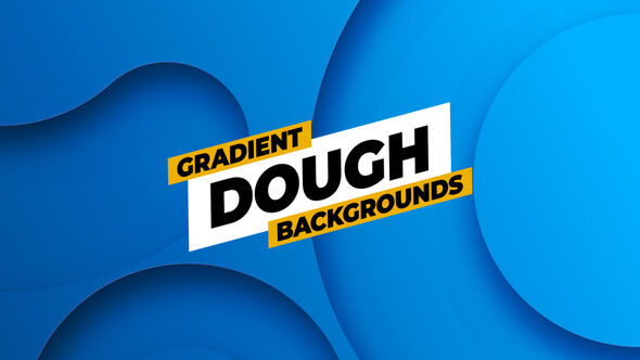 Gradient Dough Background Elements template preview