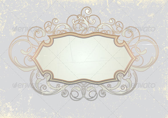 Retro Frame - Borders Decorative