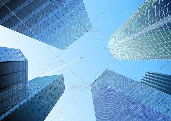 Urban Background - Buildings Objects