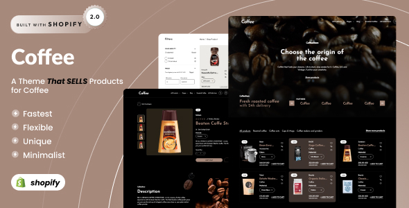 Coffee - Shopify 2.0 eCommerce Theme