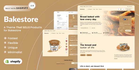 Bake Store - Cakes and Sweets Store Shopify 2.0 Theme