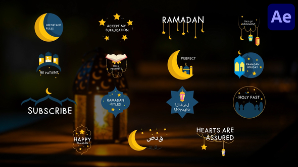 Ramadan Titles for After Effects