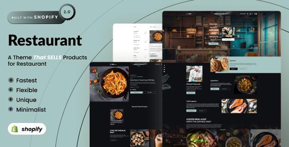 Restaurant - Shopify 2.0 Fast Food & Restaurant Theme