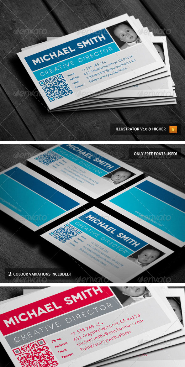 Clean Box Businesscard 02 - Creative Business Cards