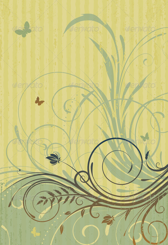 Floral Background - Backgrounds Decorative