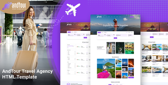 AndTour - Travel  Agency React Template