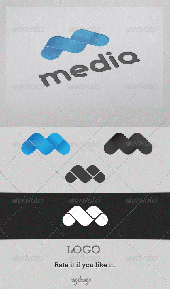 Media - Letters Logo Templates