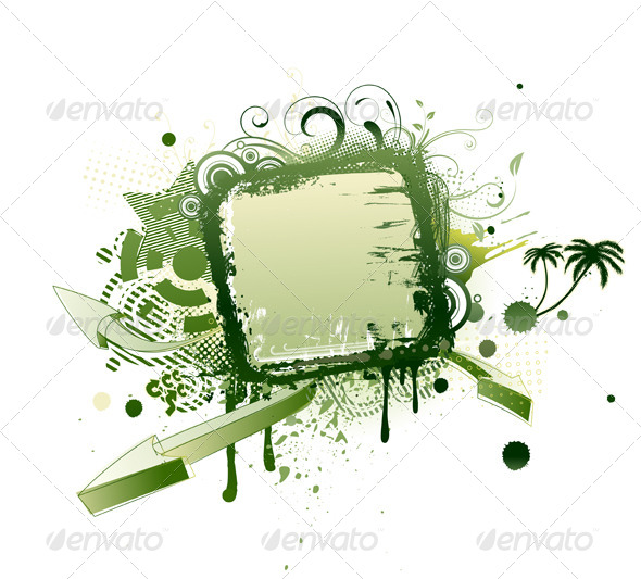 Grunge Frame - Borders Decorative