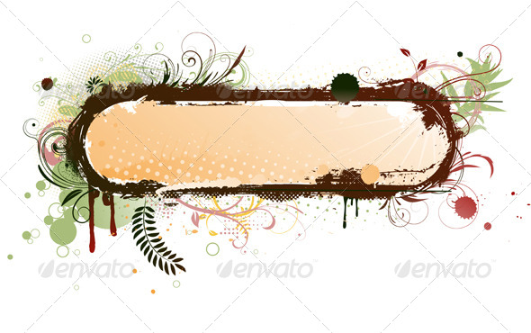 Grunge Frame - Borders Decorative