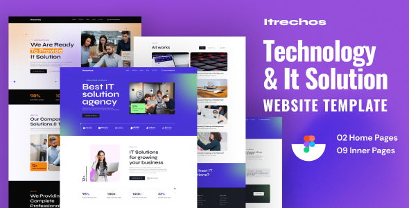 Itrechos - It Solution & Technology Website Figma Template by Design-art
