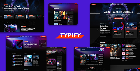 01 Typify PSD Featured. large preview