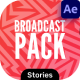 Modern Broadcast Package Stories Pack - VideoHive Item for Sale
