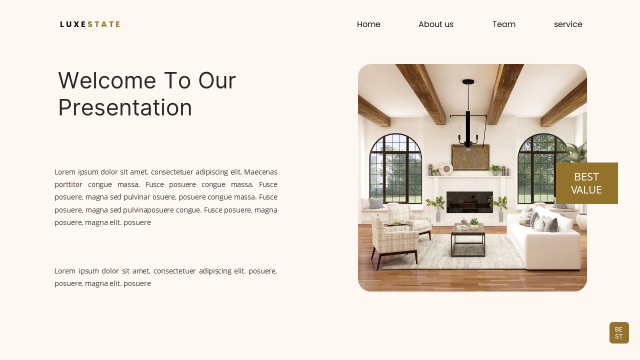 Luxestate - Interior Powerpoint Templates, Presentation Templates ...
