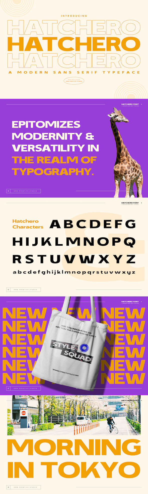 Hatchero - A Modern Sans Serif Typeface
