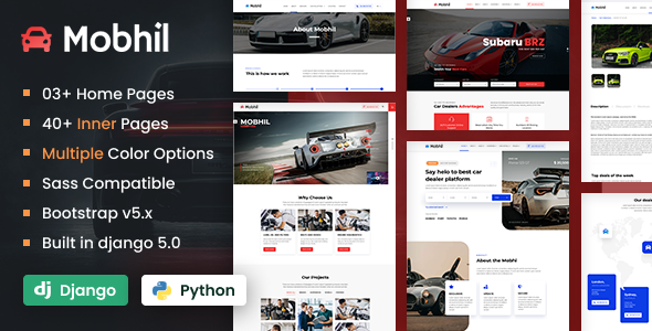 Mobhil Car Dealer Django Template