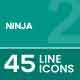 Ninja Line Icons