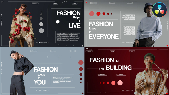 Fashion Slideshow for DaVinci Resolve
