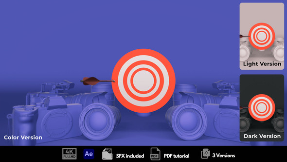 The Camera Professional Logo Stings template preview