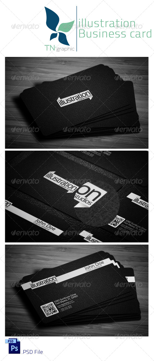 Illustration Business card - Creative Business Cards