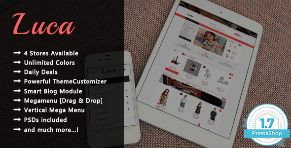 Luca - Creative Shopping PrestaShop Theme