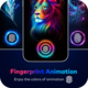 Fingerprint Live Animation 3D with AdMob Ads Android