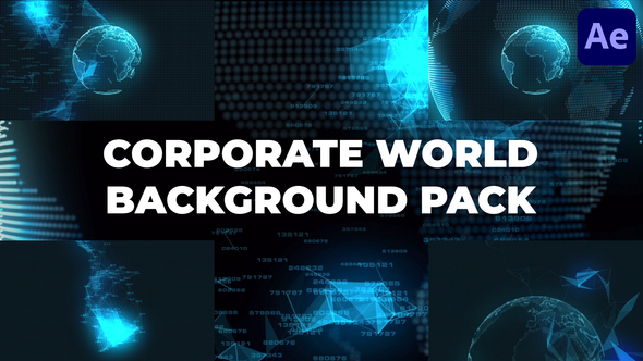 Corporate World Background Pack for After Effects