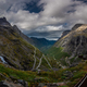 Trollstigen Viewpoint Winding Road and Beautiful Waterfall -Norway Travel - PhotoDune Item for Sale