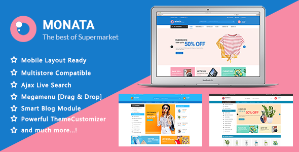 Monata - Clean Shopping PrestaShop Theme