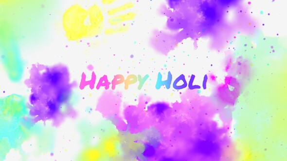 Colorful Holi Opener Mogrt