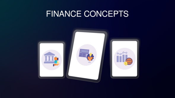 Finance Concepts Elements template preview