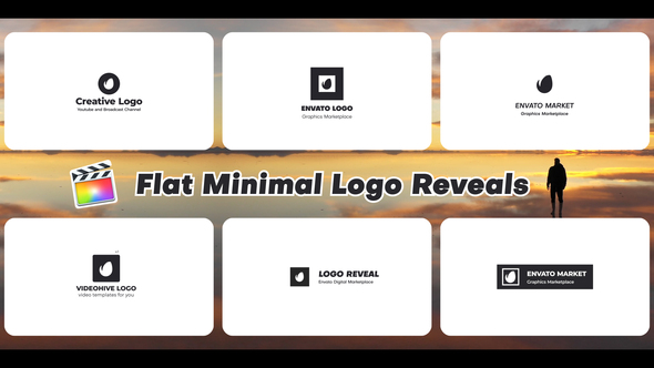 Flat Minimal Logo Reveals | FCPX