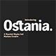 Ostania Rounded Display Font