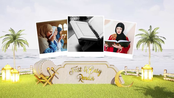 Realistic Eid and Ramadan Slideshow