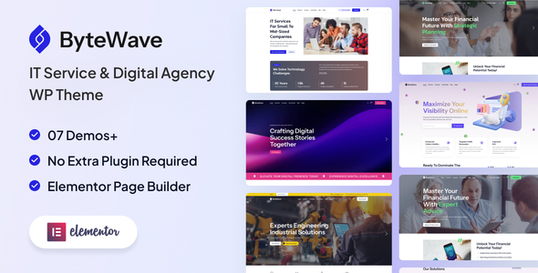 Bytewave - IT Services & Digital Agency WordPress Theme