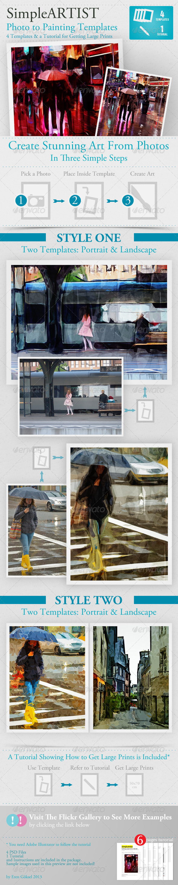 Simple Artist Painting Template - Artistic Photo Templates