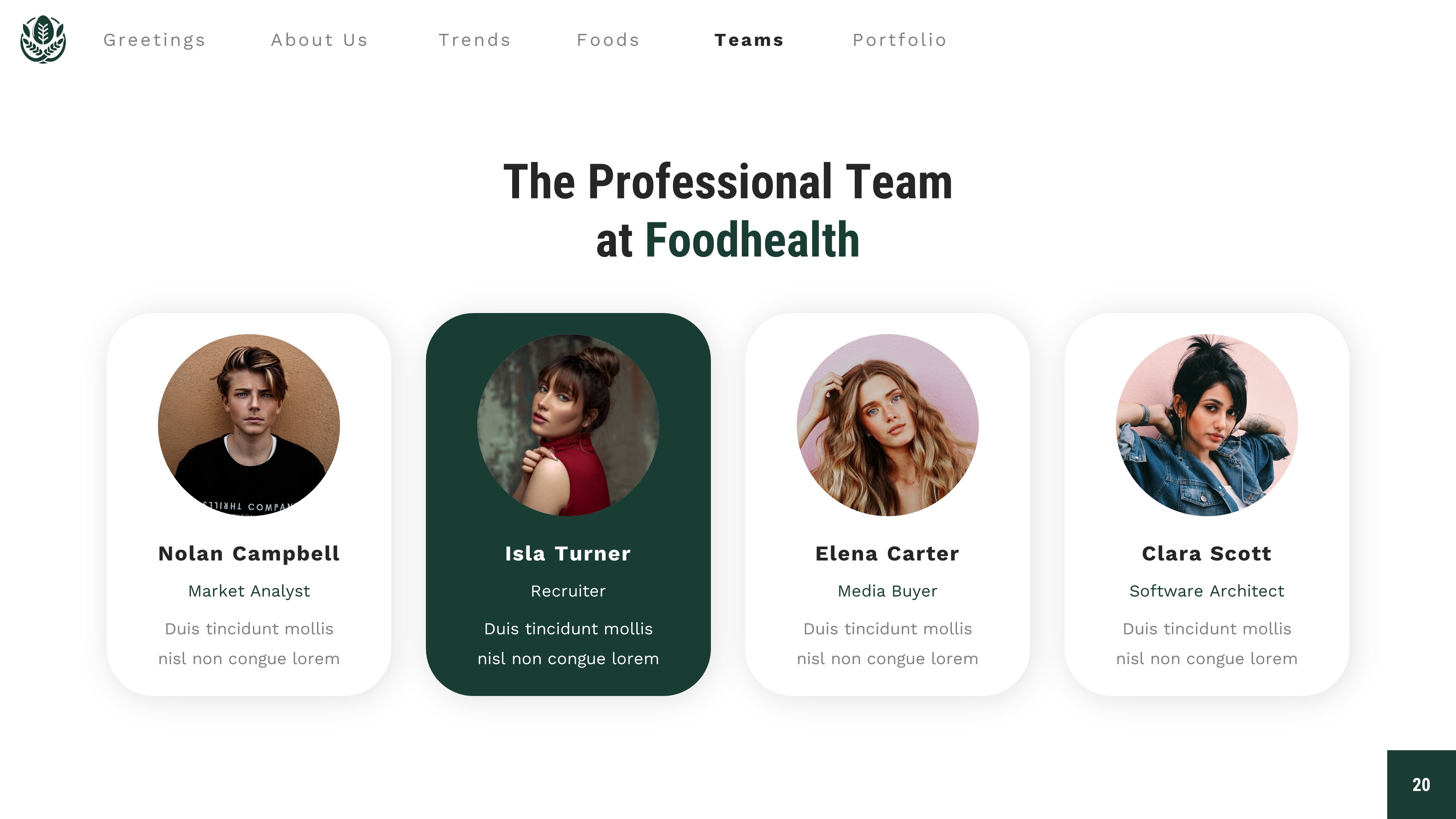 Foodealth - Healthy Food Keynote Presentation Template, Presentation ...