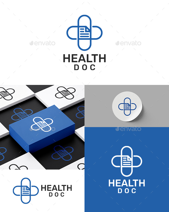 Health Document Logo Template