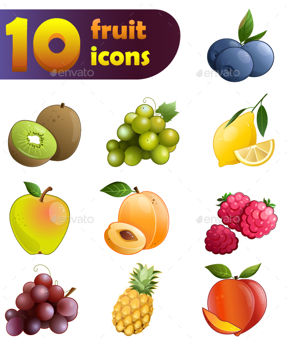 Fruit icons vol 2