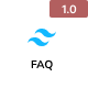QuestionAsked - Tailwind CSS FAQ Section HTML Template