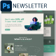Beauty Products Email Newsletter PSD Template
