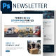 Shipping and Logistics Service Email Newsletter PSD Template