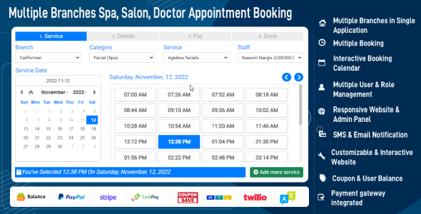 DevSteed | Spa, Salon, Doctor Appointment Booking & Schedule Booking Calendar