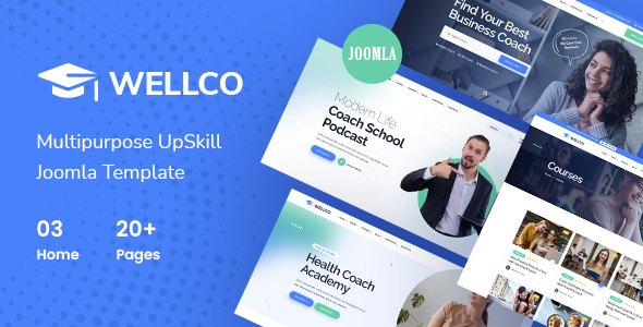 Wellco - Life Coach and Online Courses Joomla 5 Template