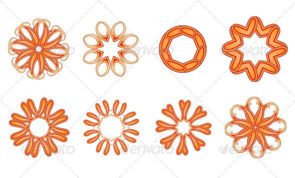 Snowflakes - Decorative Symbols Decorative