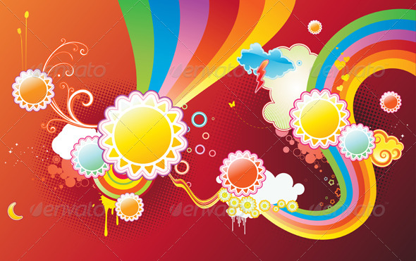 Abstract Party Background - Decorative Vectors