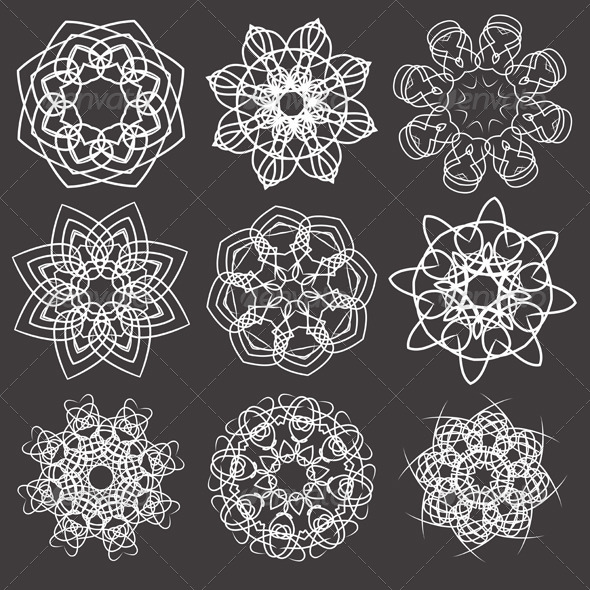Snowflakes - Decorative Symbols Decorative