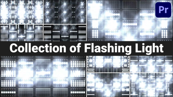 Collection of Flashing Light for Premiere Pro