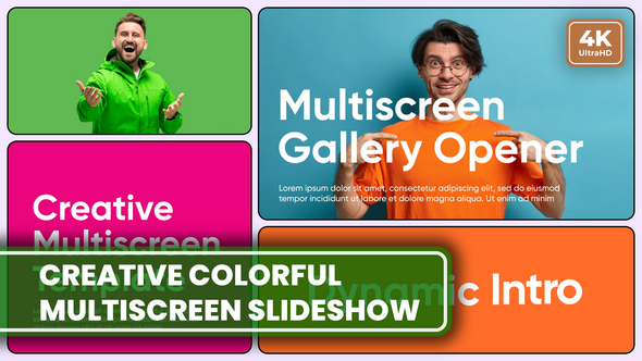 Creative Colorful Multiscreen Slideshow