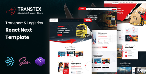 Transtex - Transport & Logistics React Template